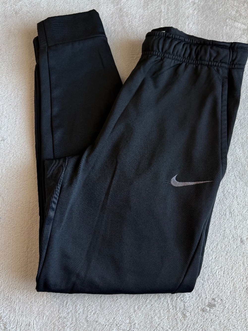 Nike Dri-Fit Fleece-Lined Mens Training Sweatpants Joggers Small Tapered Leg